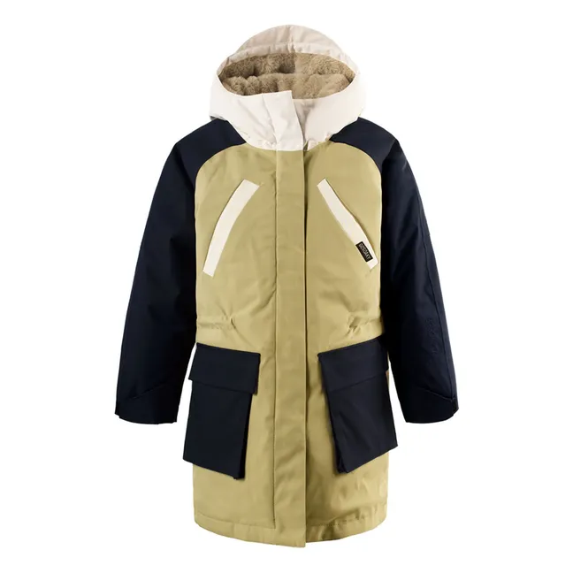 Fast Camel wasserdichter Parka | Blasses Grün