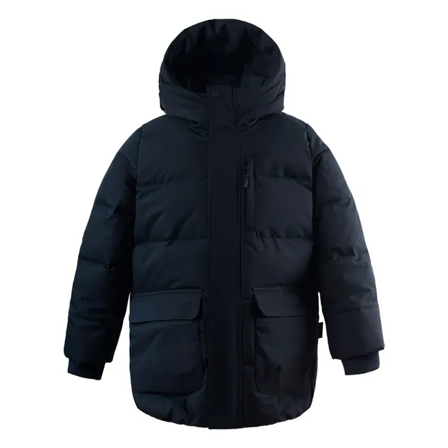 Tiger Eye waterproof jacket | Navy blue