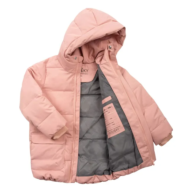 Doudoune Imperméable Tiger Eye | Rose