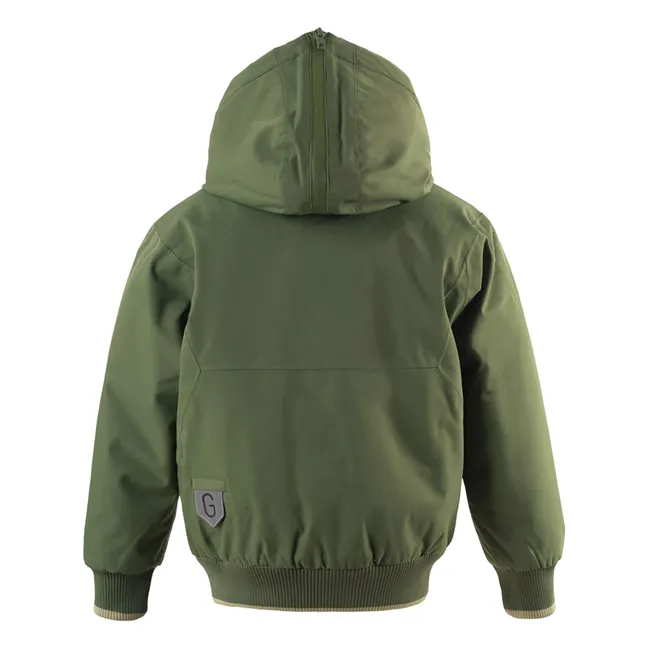 Chaqueta impermeable Tiger Feet | Verde Kaki