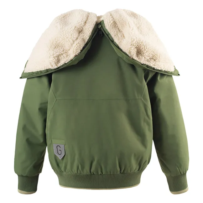 Chaqueta impermeable Tiger Feet | Verde Kaki