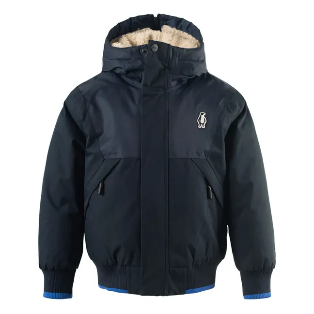 Tiger Feet waterproof jacket | Blue