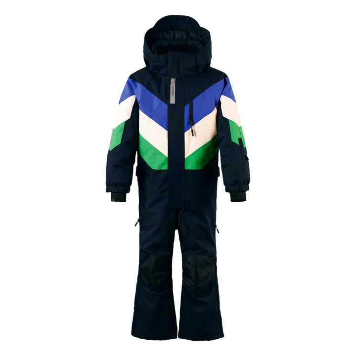 Lazy Lama Waterproof Ski Suit | Navy blue- Product image n°8