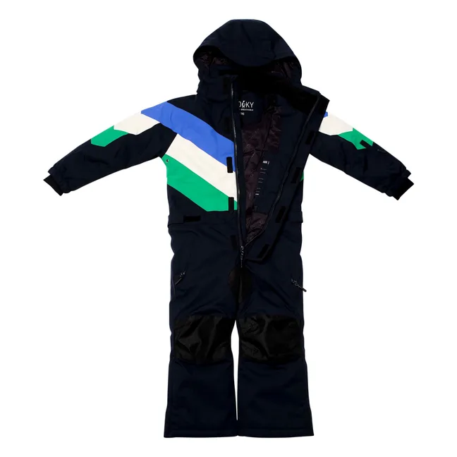 Lazy Lama Waterproof Ski Suit | Navy blue