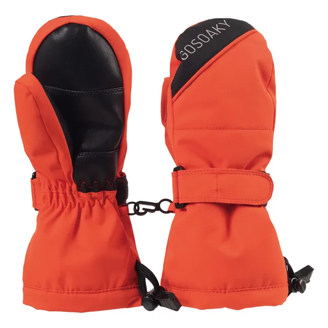 Sheep Shaun Waterproof Ski Mittens | Red