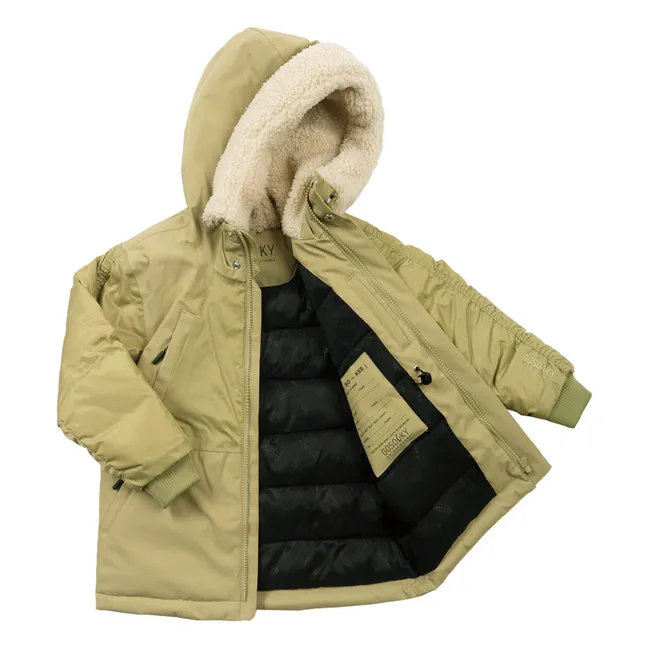 Parka impermeabile Funny Frog | Verde chiaro