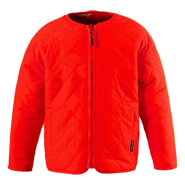 Chaqueta reversible de sherpa Sleeping Lion | Rojo