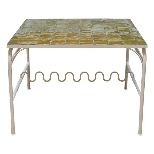 Table céramique Dolores | Vert kaki