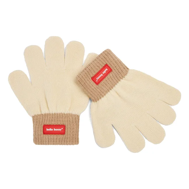 Gants Handy Sandy Coton Bio | Crème