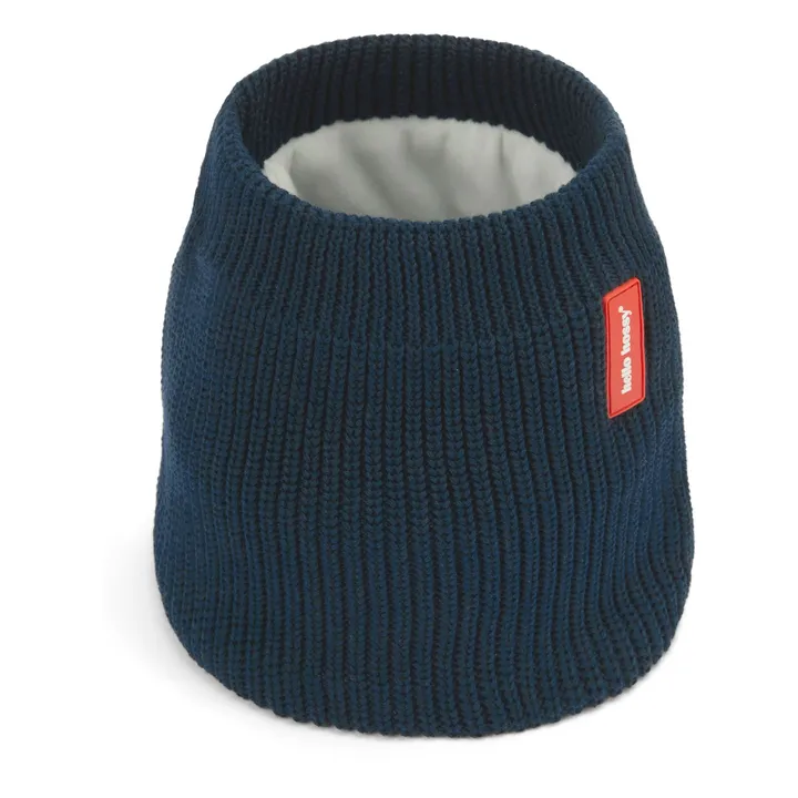 Tour de cou Cocoon Polo Coton Bio | Bleu- Image produit n°3