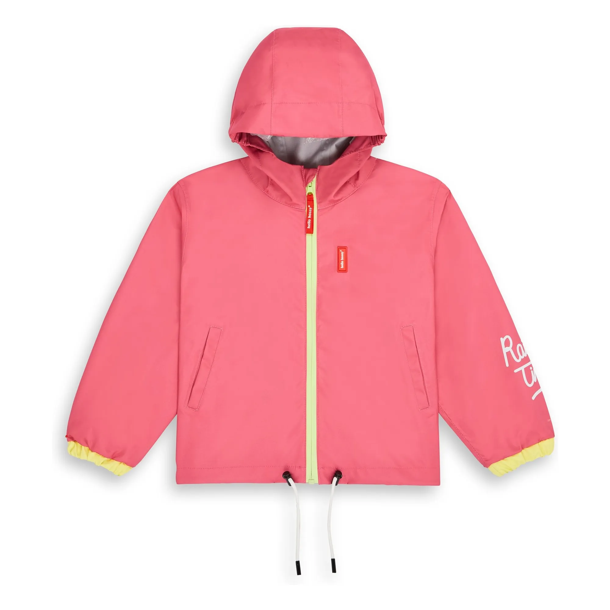 Hello Hossy Pink Waterproof Jacket
