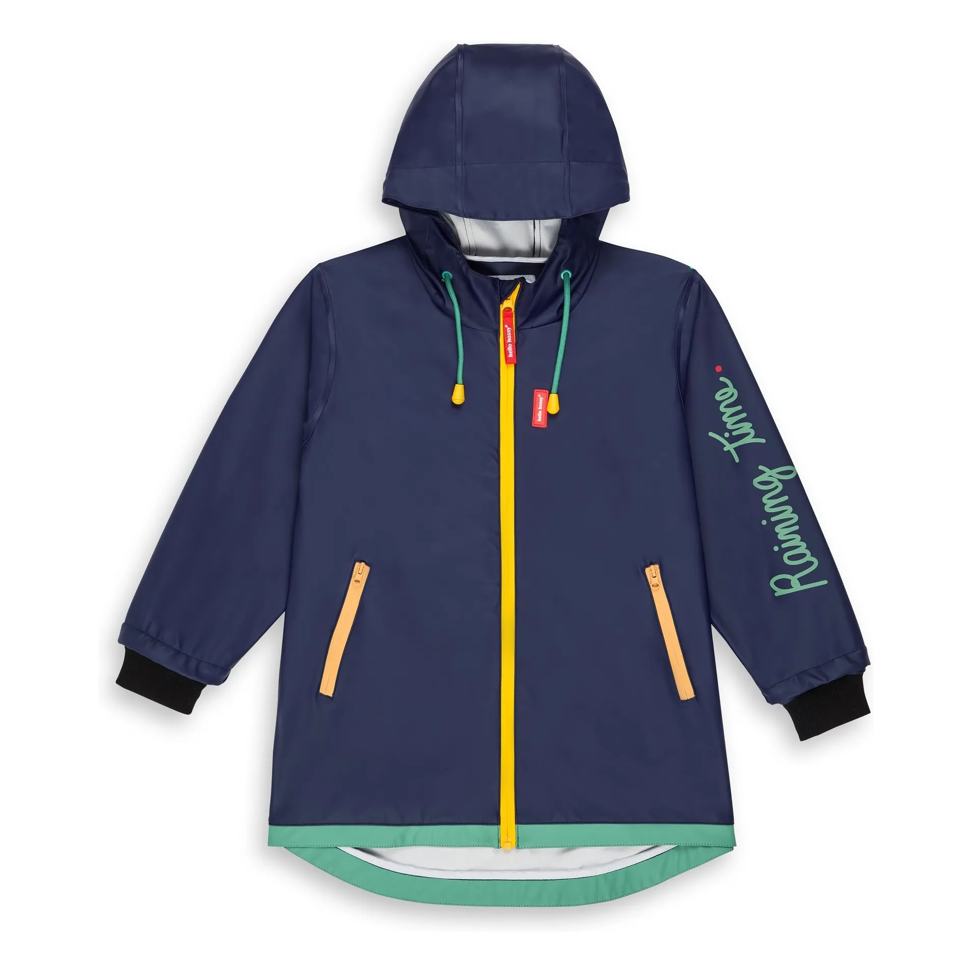 Hello Hossy Navy Blue Raincoat