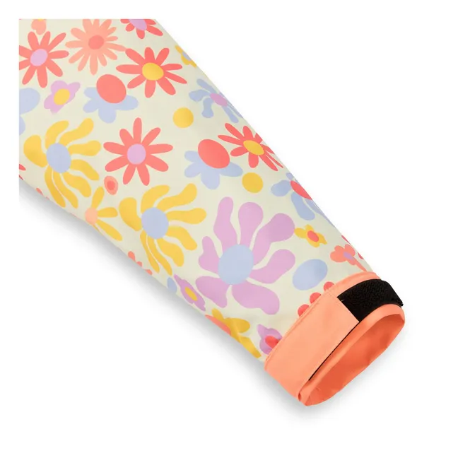 Poncho Imperméable Retro Flowers | Rose