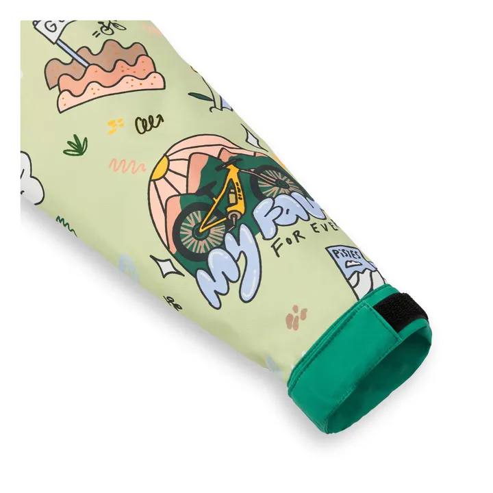 Poncho Imperméable Mountain Ride | Vert pâle- Image produit n°3