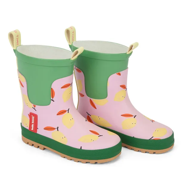 Botas de lluvia Lemony | Rosa Pálido