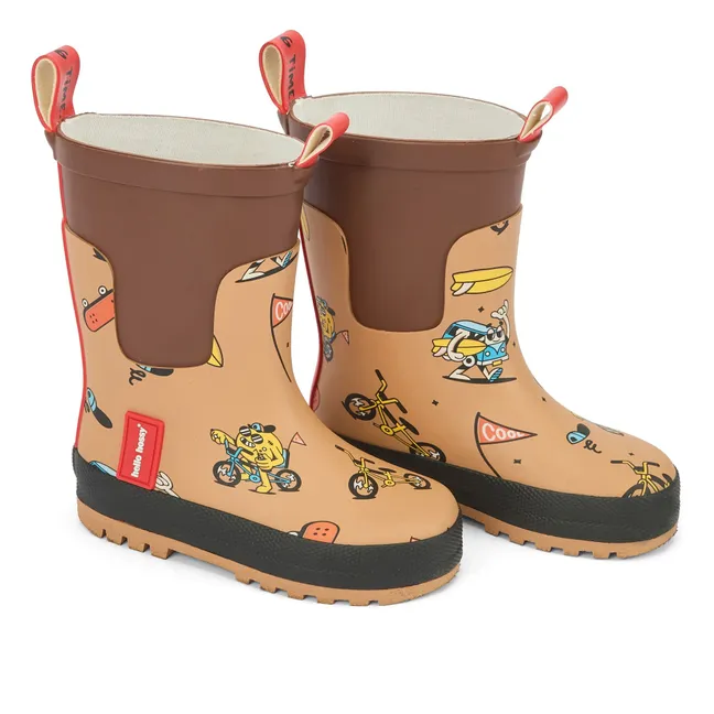 Bottes de Pluie Mascots Ride | Marron