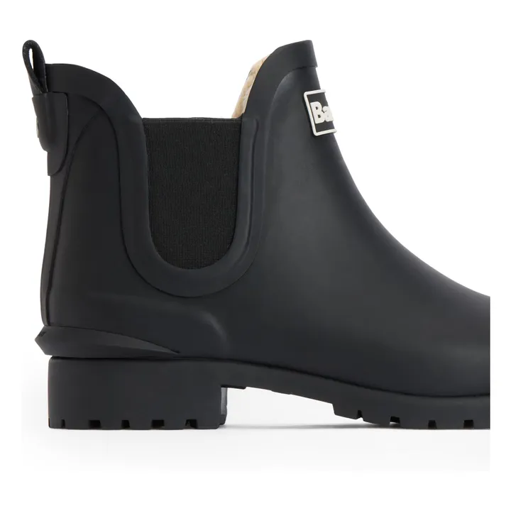 Boots Fourrées Chelsea Kirkton Caoutchouc | Noir- Image produit n°1