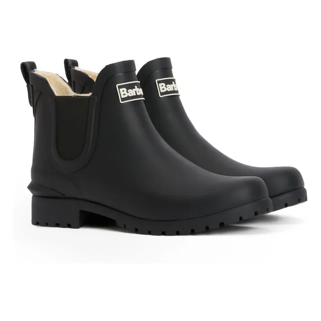 Boots Fourrées Chelsea Kirkton Caoutchouc | Noir