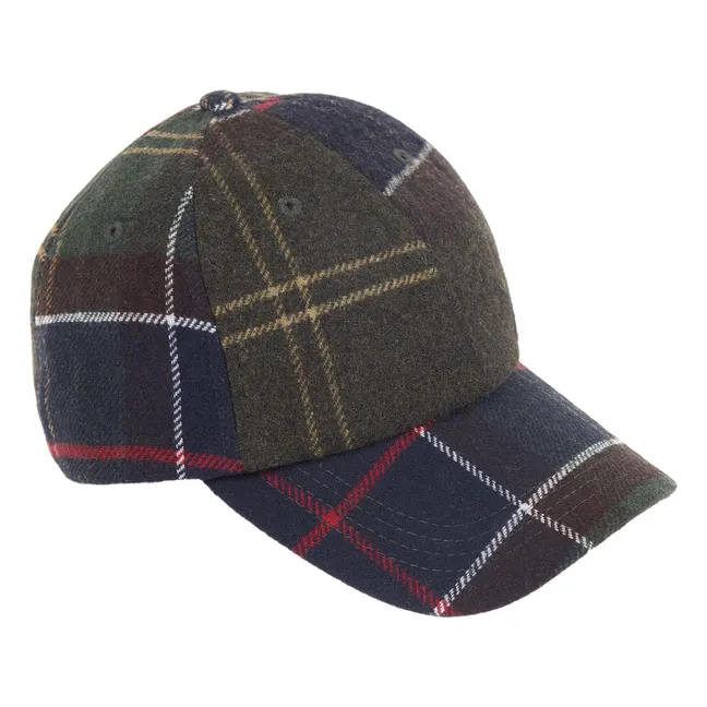 Gorra de tartán Galingale  | Verde