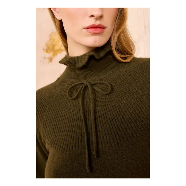 Pull Maisie Cachemire | Vert foncé