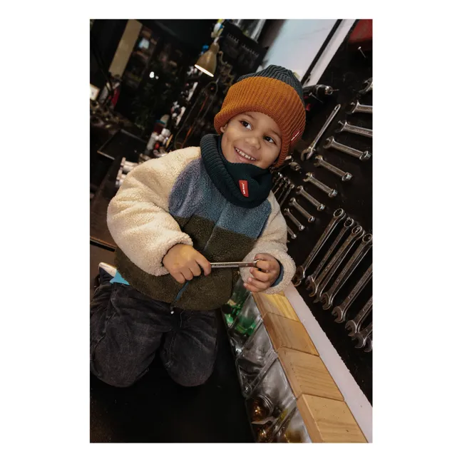 Tour de cou Cocoon Polo Coton Bio | Bleu