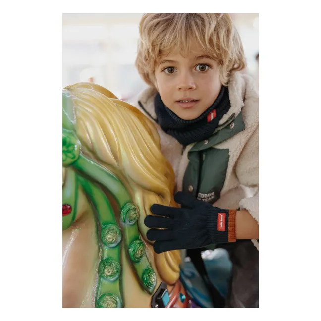 Gants Handy Polo Coton Bio | Bleu