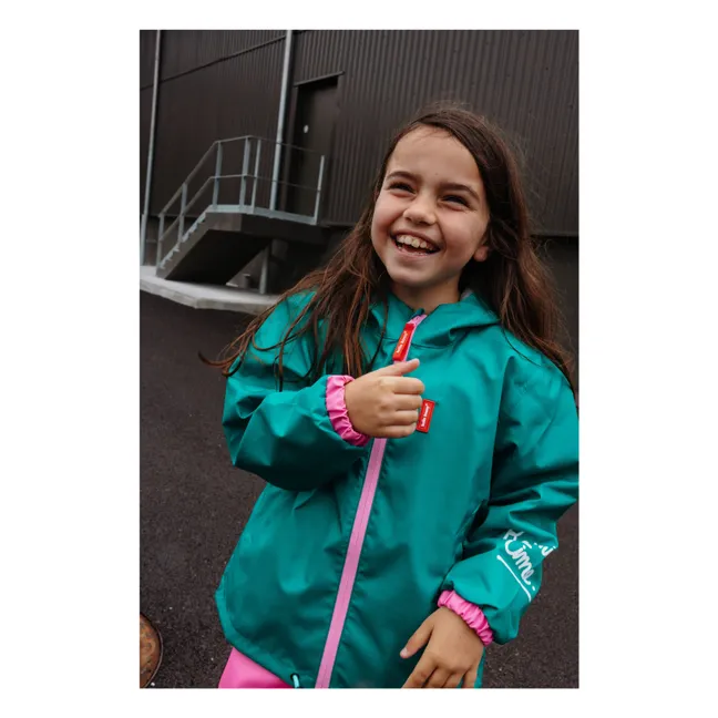 Wasserdichte Jacke | Turquoise