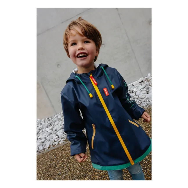 Raincoat | Navy blue