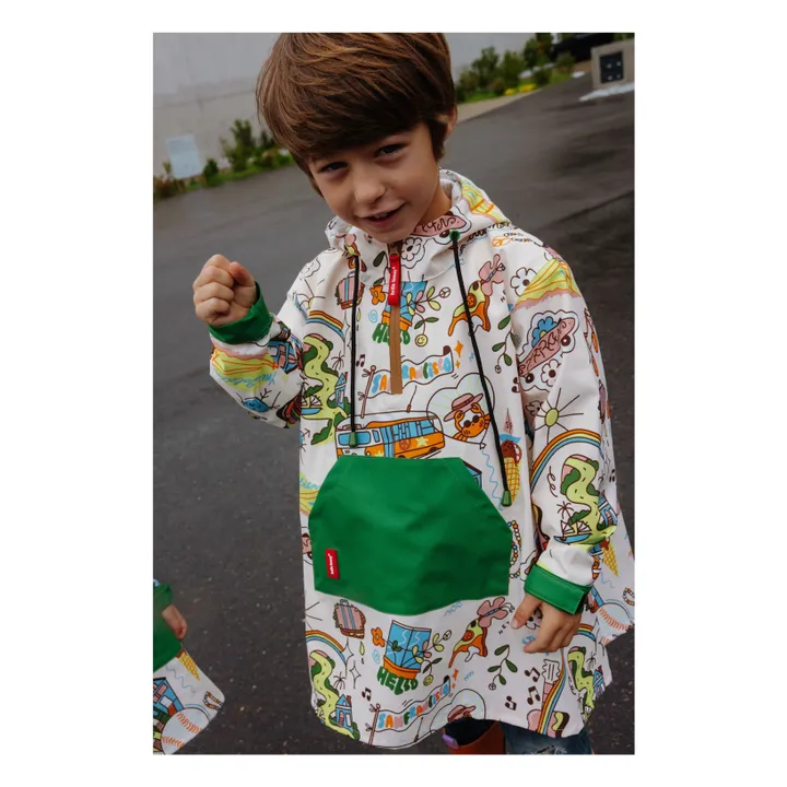 Poncho Imperméable San Francisco | Ecru- Image produit n°2