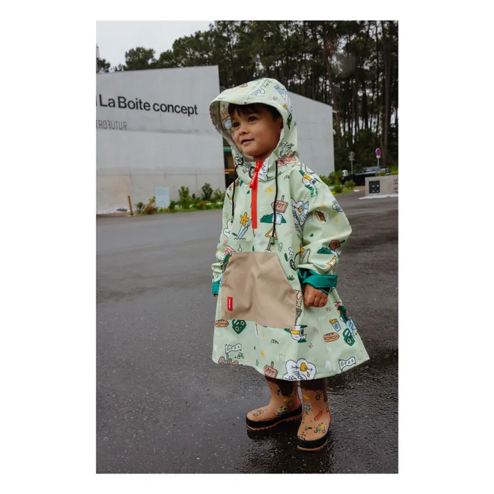 Poncho Imperméable Mountain Ride | Vert pâle- Image produit n°6