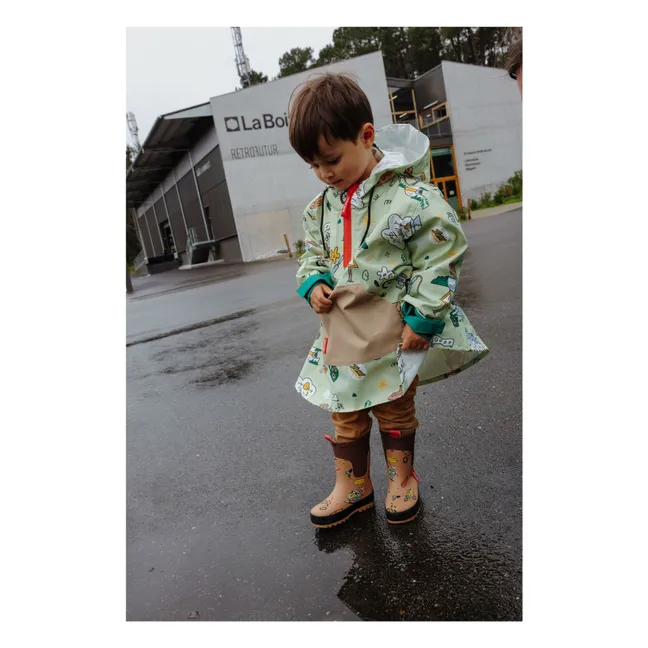 Poncho Imperméable Mountain Ride | Vert pâle