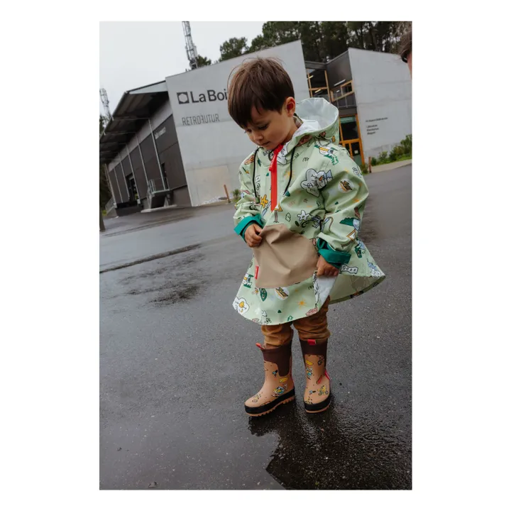 Poncho Imperméable Mountain Ride | Vert pâle- Image produit n°5