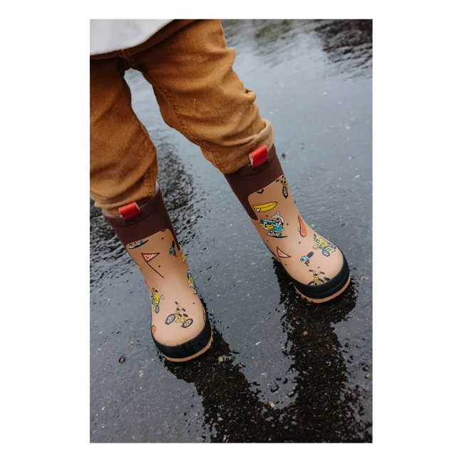 Bottes de Pluie Mascots Ride | Marron