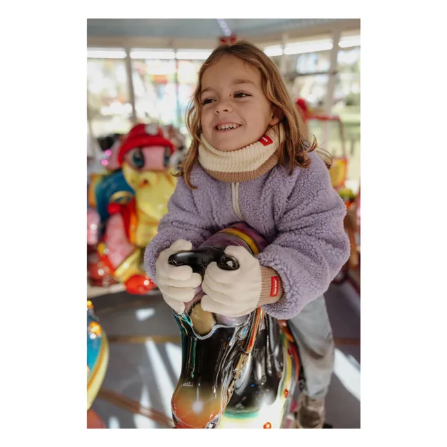 Guantes de algodón ecológico Handy Sandy | Crema