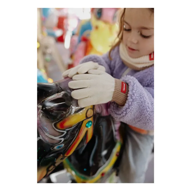 Guantes de algodón ecológico Handy Sandy | Crema