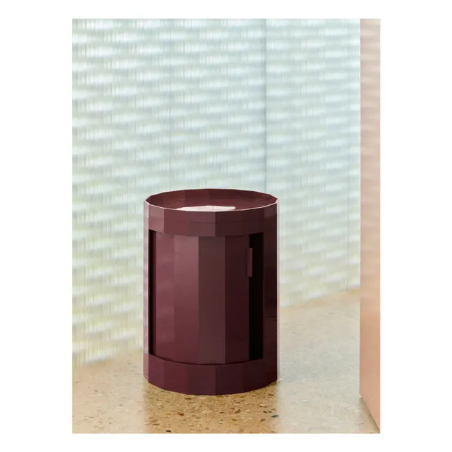 Meuble de rangement Facet H49 cm | Burgundy