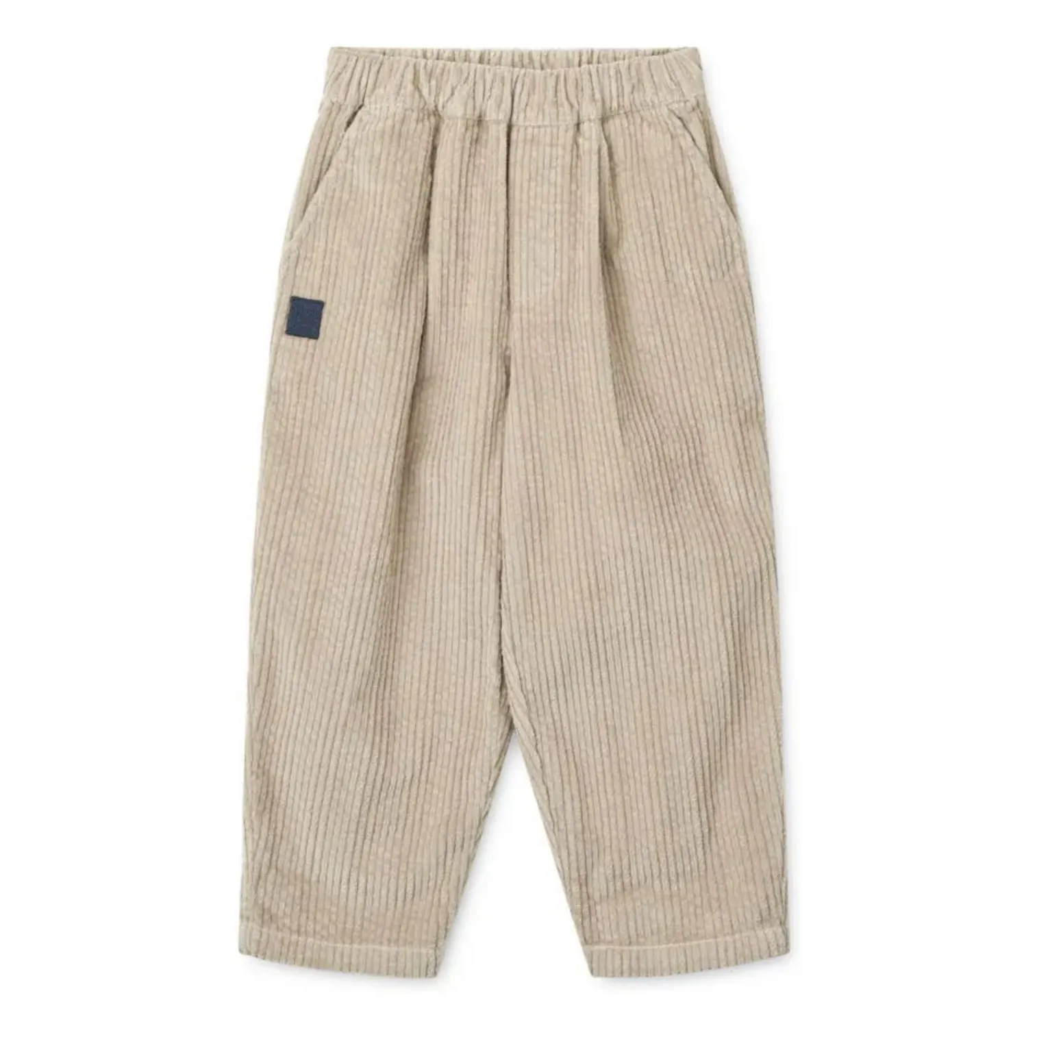 Liewood Beige Borris Organic Cotton Corduroy Pants