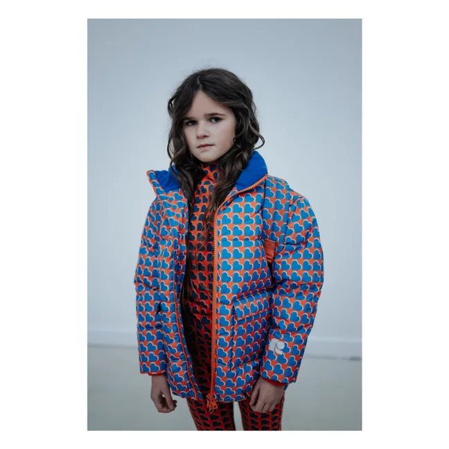 Doudoune Cœurs Fibres Recyclées | Rouge