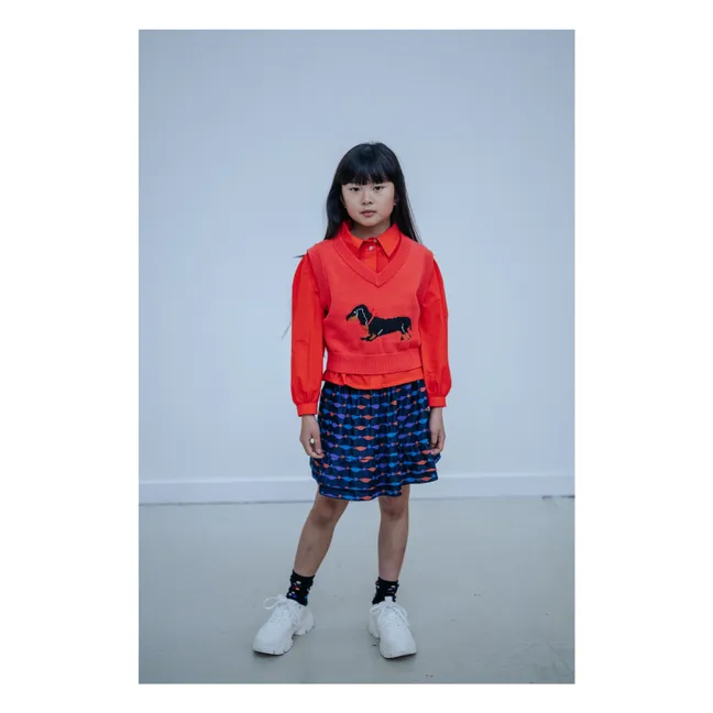 Blouse Coton Bio | Orange