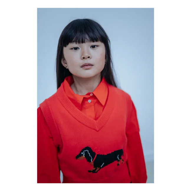 Blouse Coton Bio | Orange