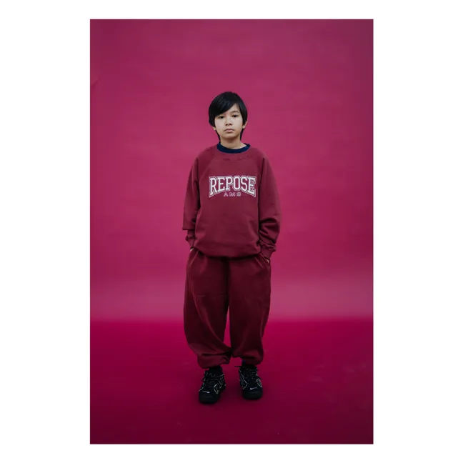 Jogger Coton Bio | Bordeaux