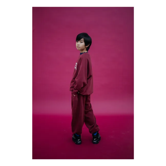 Jogger Coton Bio | Bordeaux