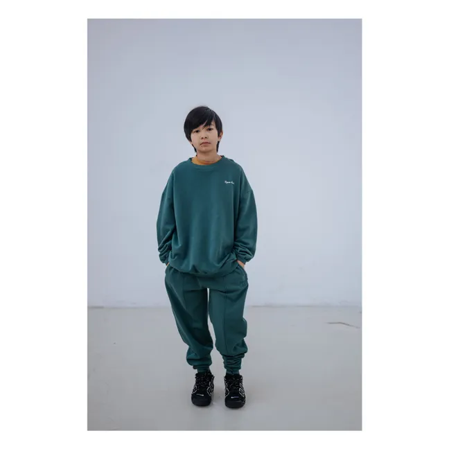 Joggers de algodón ecológico | Verde