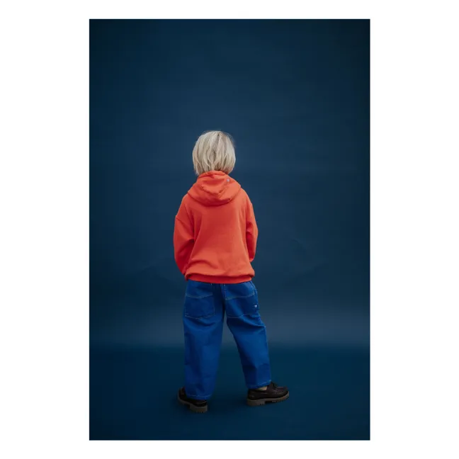 Sweat Logo Coton Bio | Orange