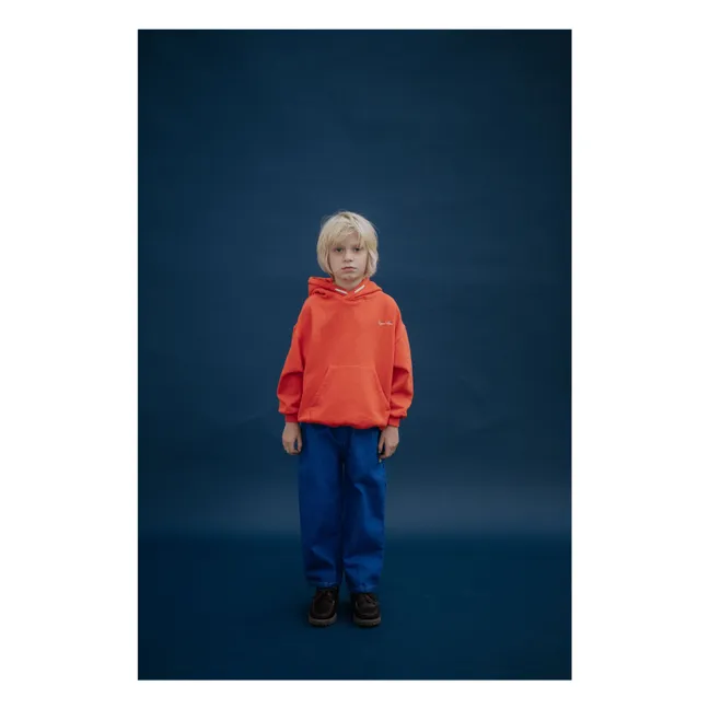 Sweat Logo Coton Bio | Orange