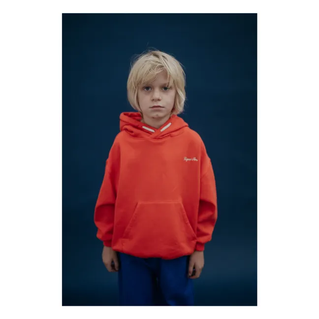 Sweat Logo Coton Bio | Orange