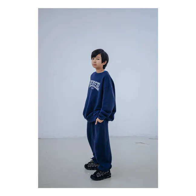 Sweat Cozydrop REPOSE AMS Coton Bio | Bleu marine