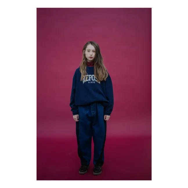 Sweat Cozydrop REPOSE AMS Coton Bio | Bleu marine