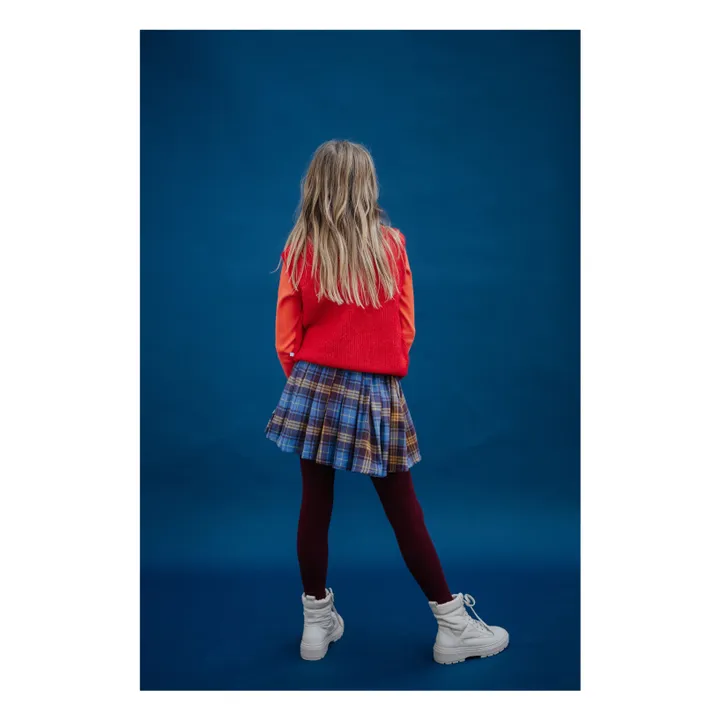 Pull Col Roulé Coton Bio | Orange- Image produit n°4