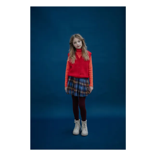 Pull Col Roulé Coton Bio | Orange